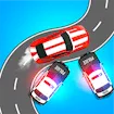Police Car Chase ZigZag Escape 3D Driving Game