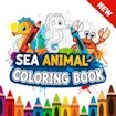 Sea Animal Coloring Book